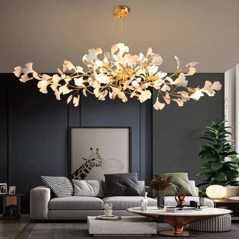Ginkgo C Branch Chandelier-Fullstarlighting