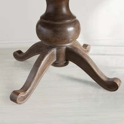 Girardi Round Wood Dining Table with BellArte Base