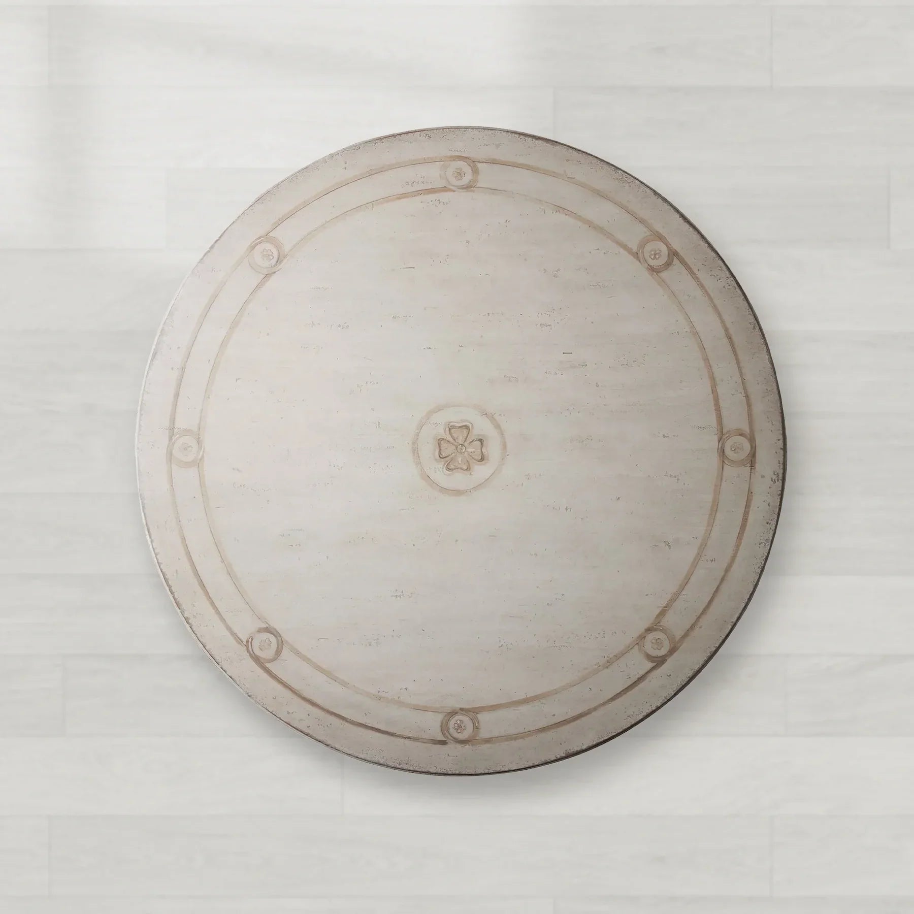 Girardi Round Wood Dining Table with BellArte Base-Fullstarlighting