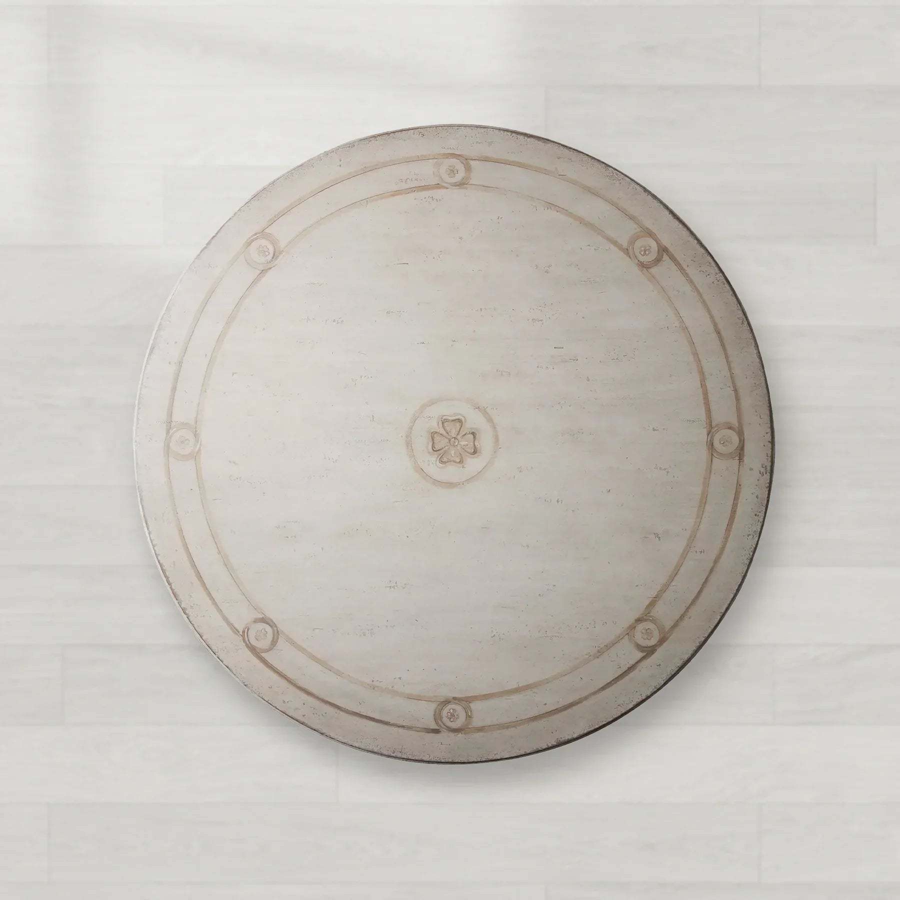 Girardi Round Wood Dining Table with BellArte Base-Fullstarlighting