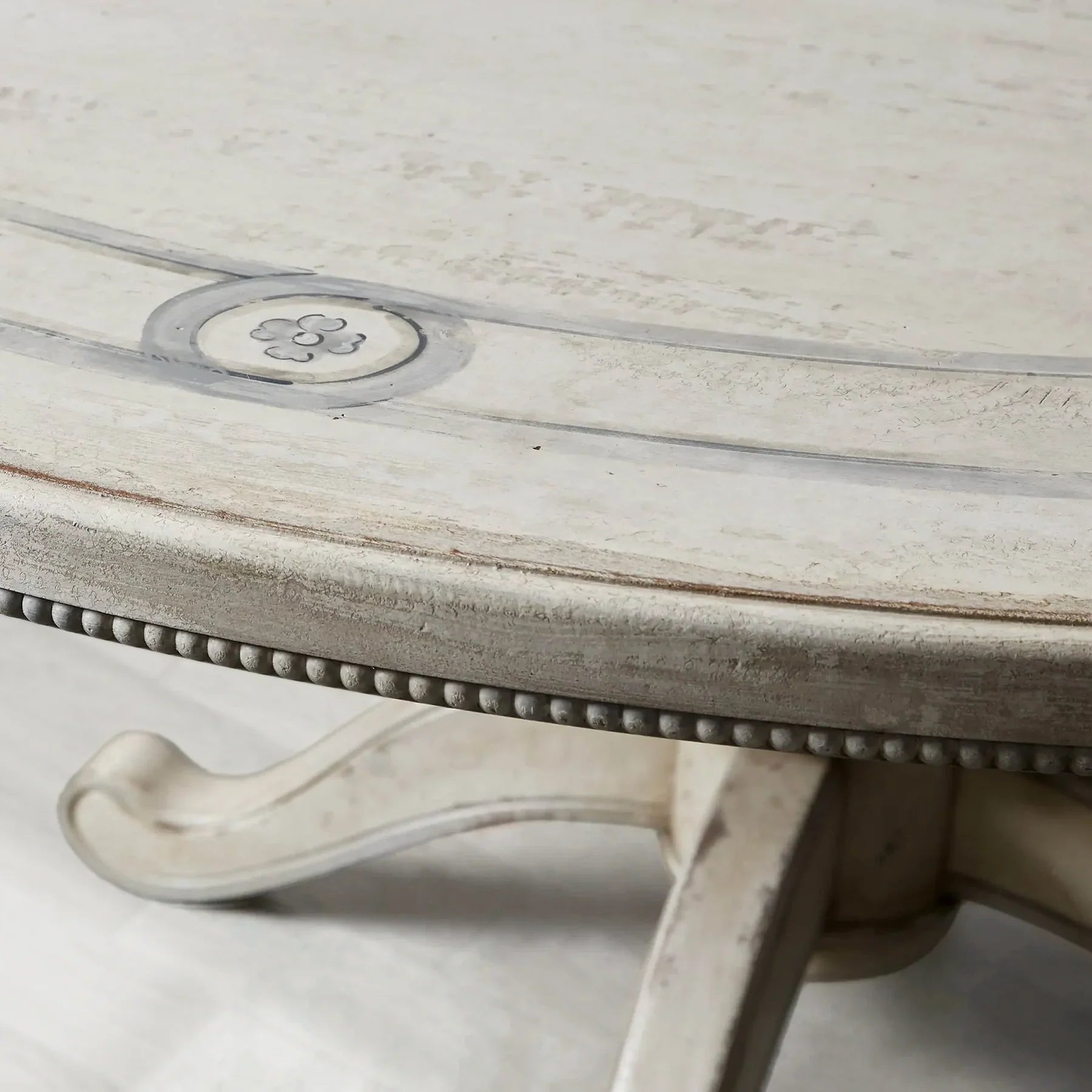 Girardi Round Wood Dining Table with BellArte Base-Fullstarlighting