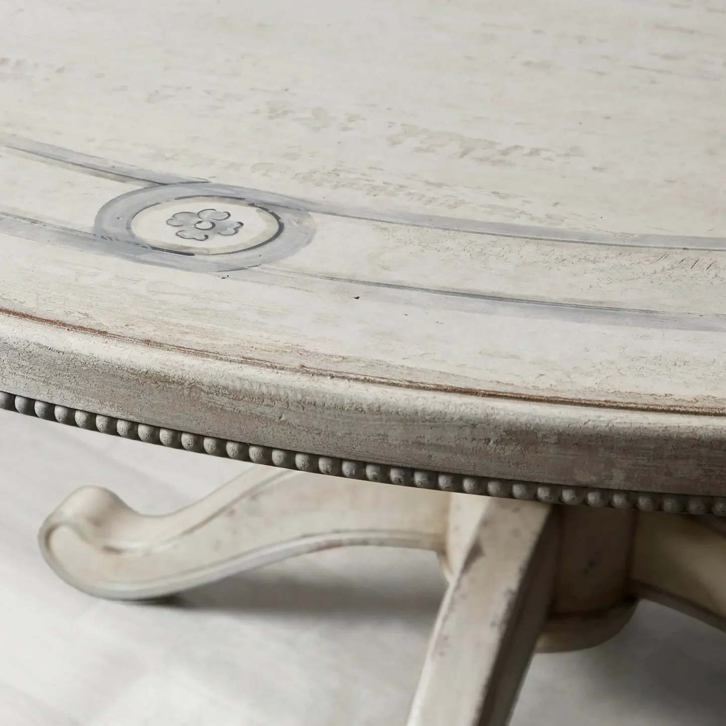 Girardi Round Wood Dining Table with BellArte Base-Fullstarlighting