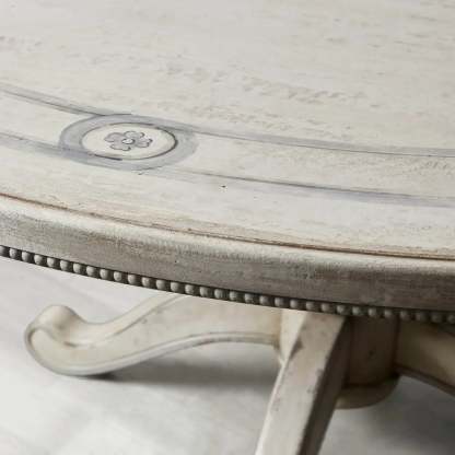 Girardi Round Wood Dining Table with BellArte Base