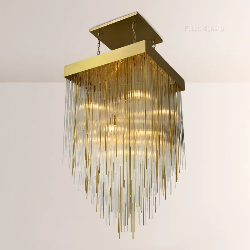 Canon Square Chandelier 30"