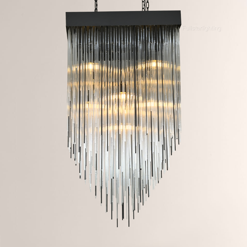 Canon Square Chandelier 30"-Fullstarlighting