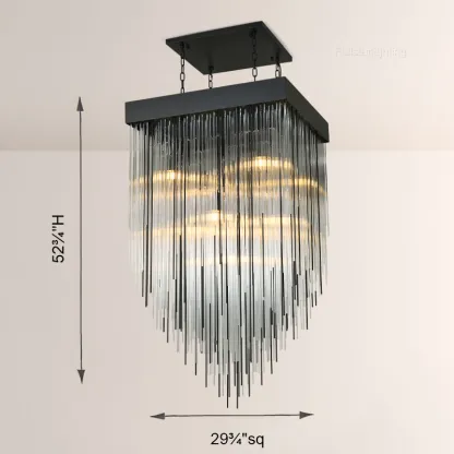 Canon Square Chandelier 30"