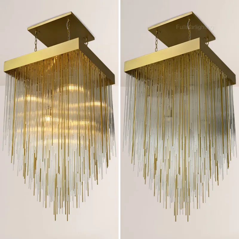 Canon Square Chandelier 30"