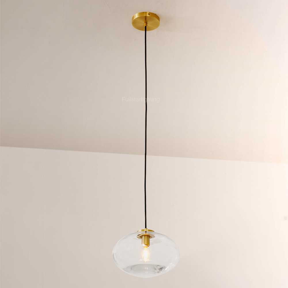 Cabrette Clear Glass Pendant
