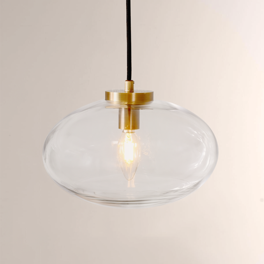 Cabrette Clear Glass Pendant