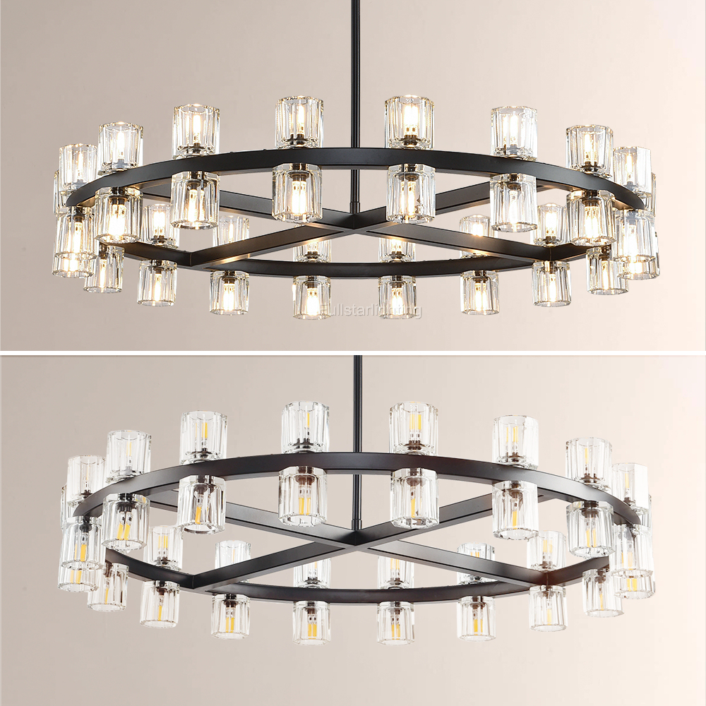 Niko Wine-Glass Round Chandelier 36''48''