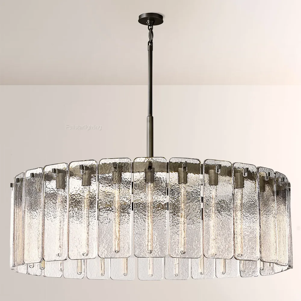 Camelot Glass Round Chandelier 48"D