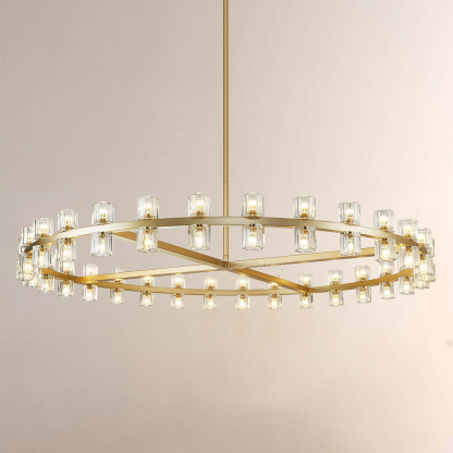 Niko Wine-Glass Round Chandelier 60''-Fullstarlighting