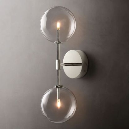Glass Globe Linear Sconce-Fullstarlighting