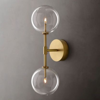 Glass Globe Linear Sconce-Fullstarlighting