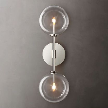 Glass Globe Linear Sconce-Fullstarlighting