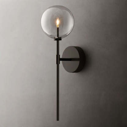 Glass Globe Sconce-Fullstarlighting