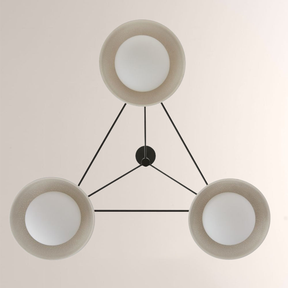 Godwin Round Ceramic Chandelier-Fullstarlighting