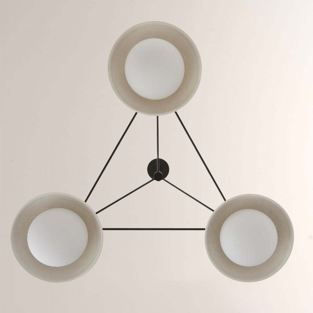 Godwin Round Ceramic Chandelier-Fullstarlighting