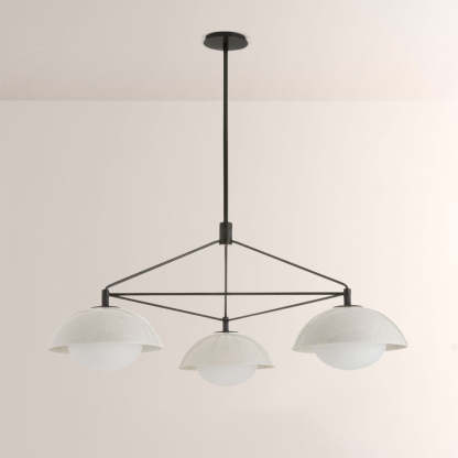 Godwin Round Ceramic Chandelier-Fullstarlighting