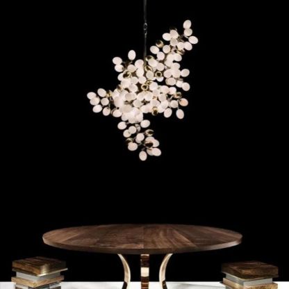 Grapes Hanging Branch Chandelier Over Kitchen Island-Fullstarlighting