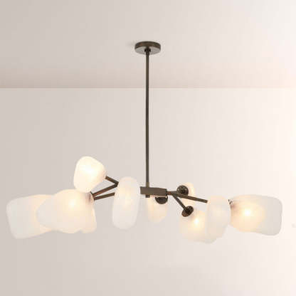 Grote Frosted Glass Chandelier-Fullstarlighting