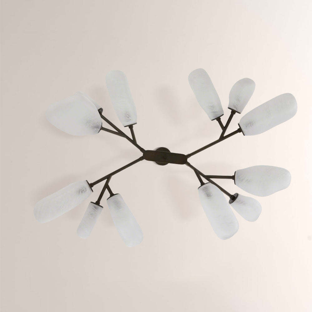 Grote Frosted Glass Chandelier-Fullstarlighting