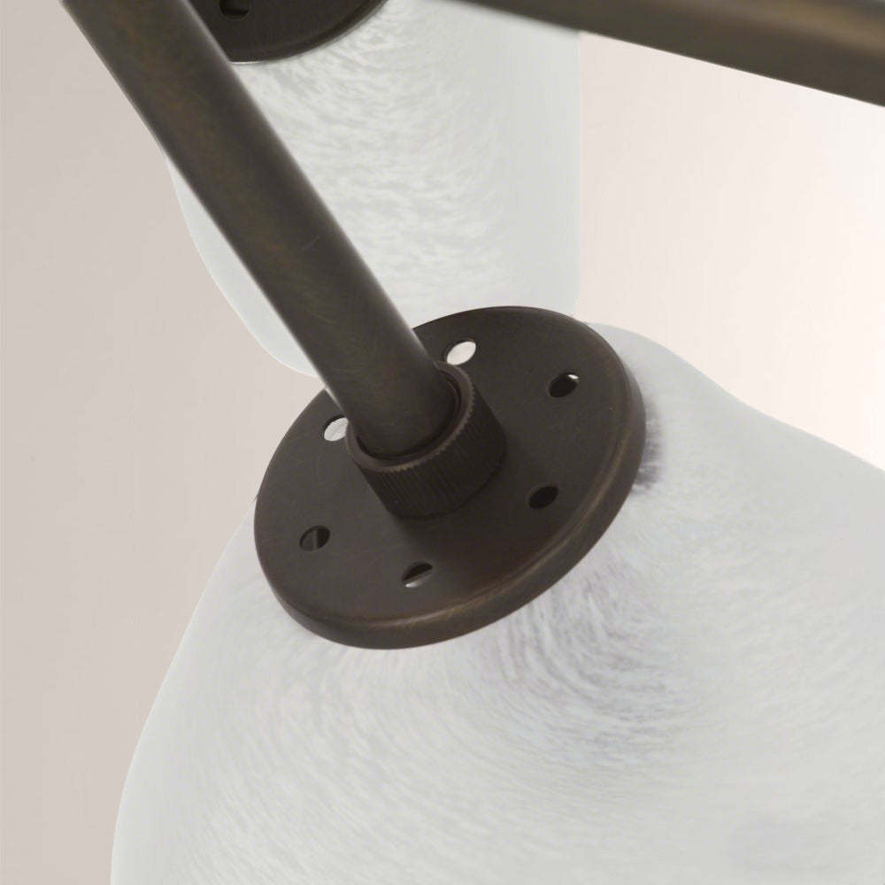 Grote Frosted Glass Chandelier-Fullstarlighting
