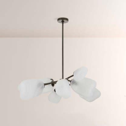 Grote Frosted Glass Chandelier-Fullstarlighting