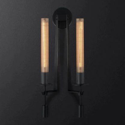 Gunda Double Wall Sconce-Fullstarlighting