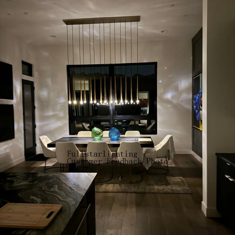 Harry Modern Linear Chandelier 72"-Fullstarlighting