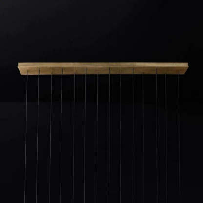 Harry Modern Linear Chandelier 72"-Fullstarlighting