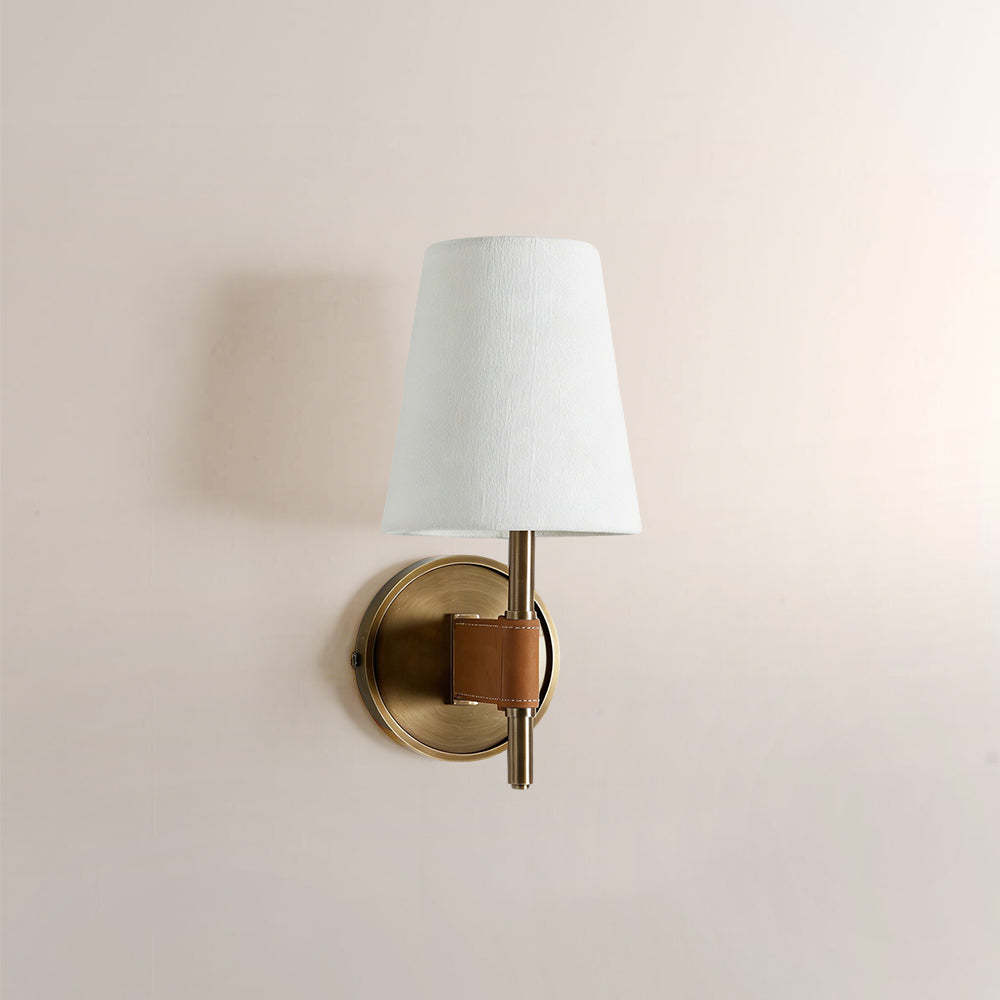 Haven Wrapped Brass Wall Sconce