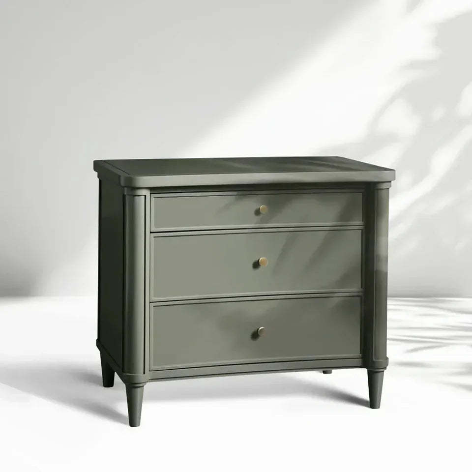 Henley Nightstand,guest room statement bedside table,soft-close drawer nightstand