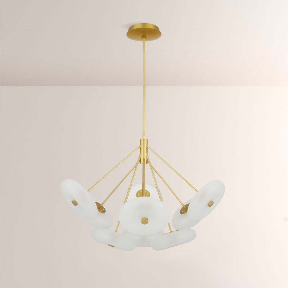 Herbert Round Glass Chandelier-Fullstarlighting