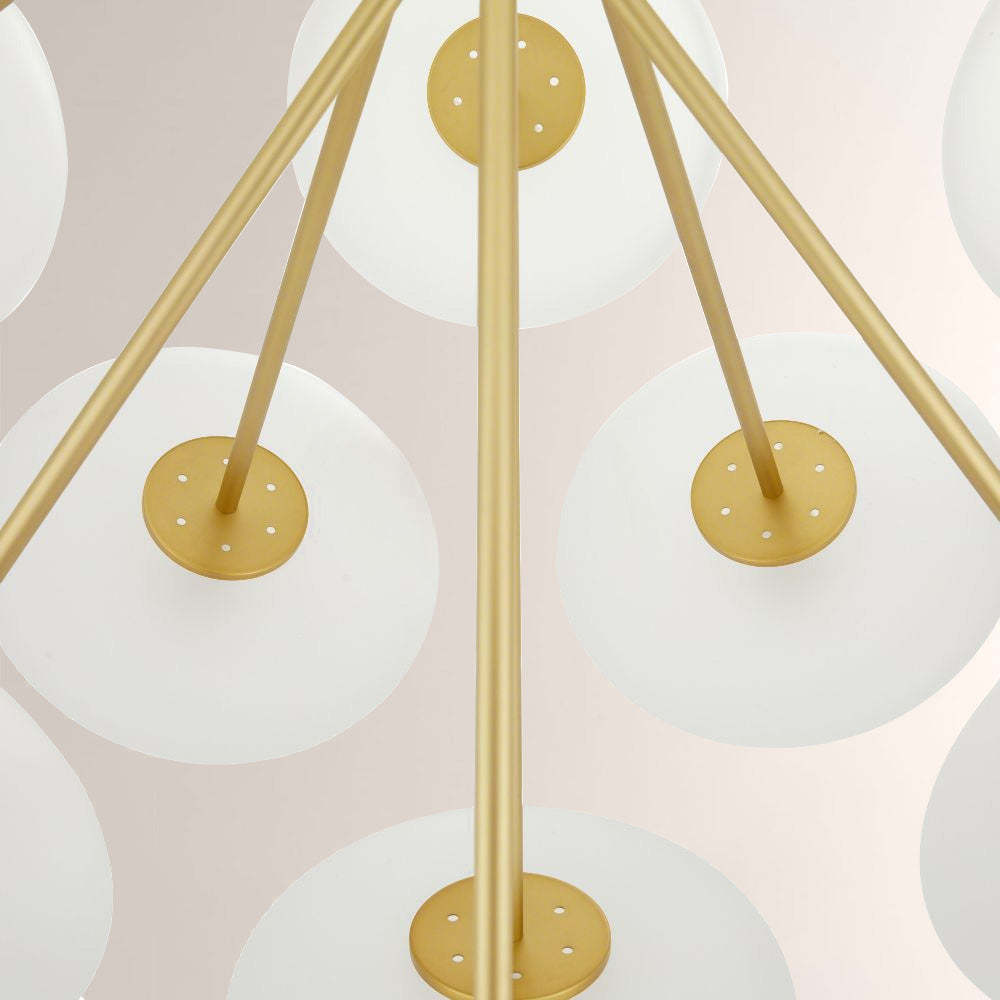 Herbert Round Glass Chandelier-Fullstarlighting