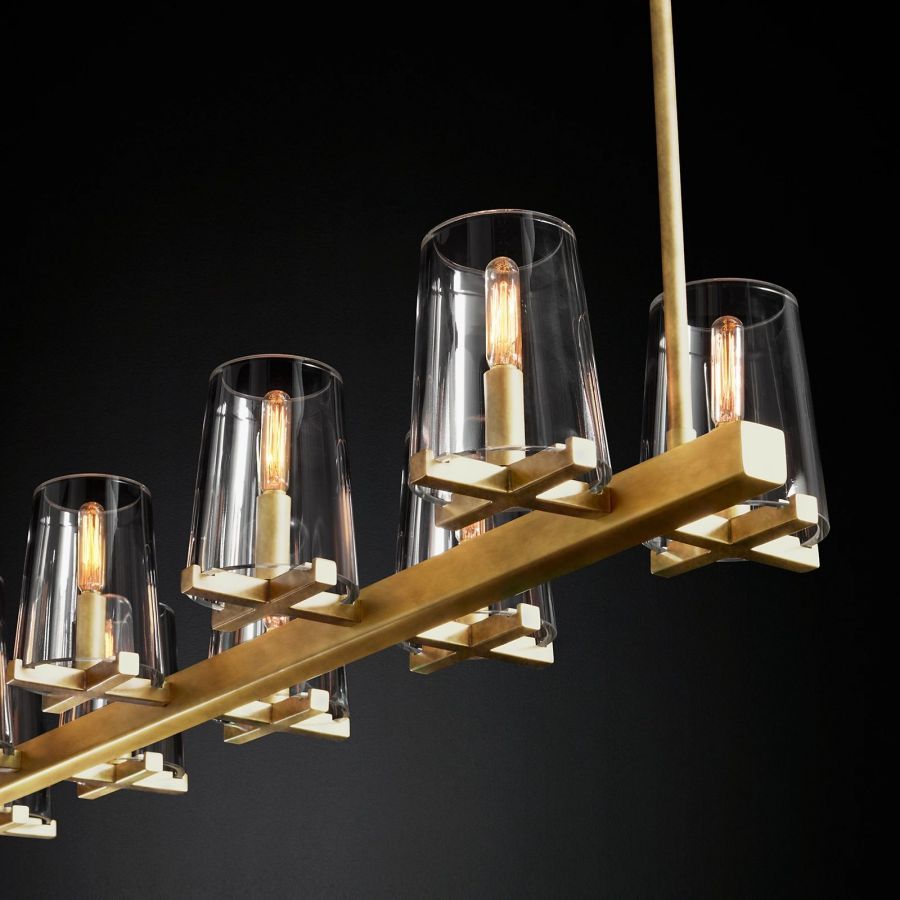 Hippodir Linear Chandelier 60"-Fullstarlighting