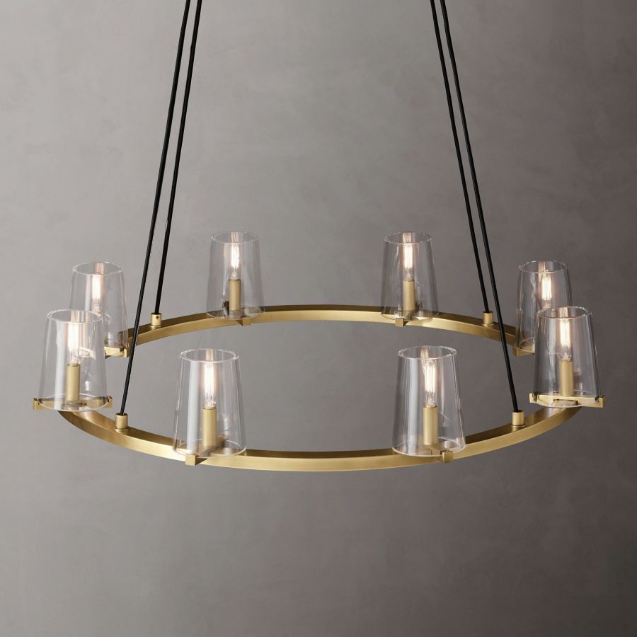 Hippodir Round Chanelier 36",Restoration Hardware,modern chandeliers