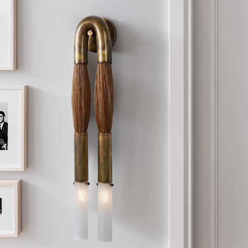Horsehair Sconce-Fullstarlighting