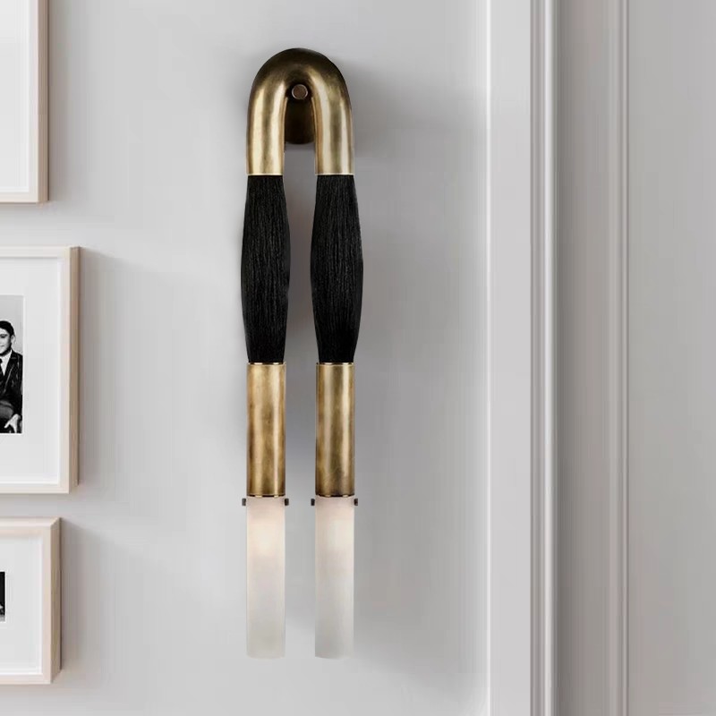 Horsehair Sconce-Fullstarlighting