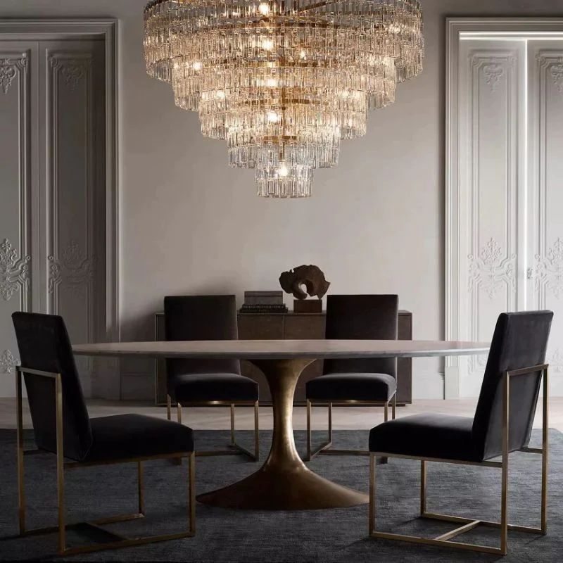 Iralier 4-Tier Round Chandelier 48"