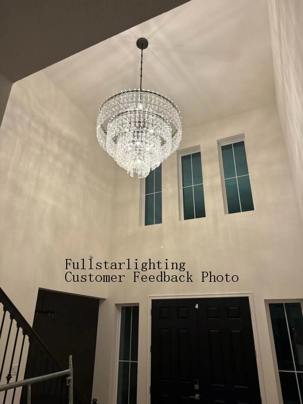 Iralier 4-Tier Round Chandelier 48"