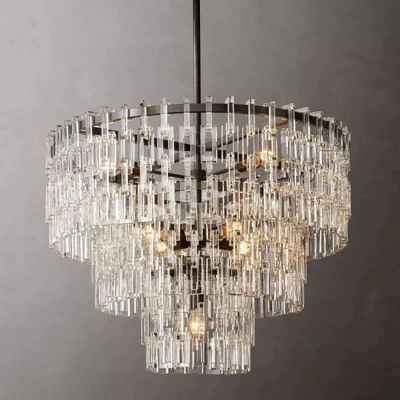 Iralier 3-Tier Round Chandelier 36"