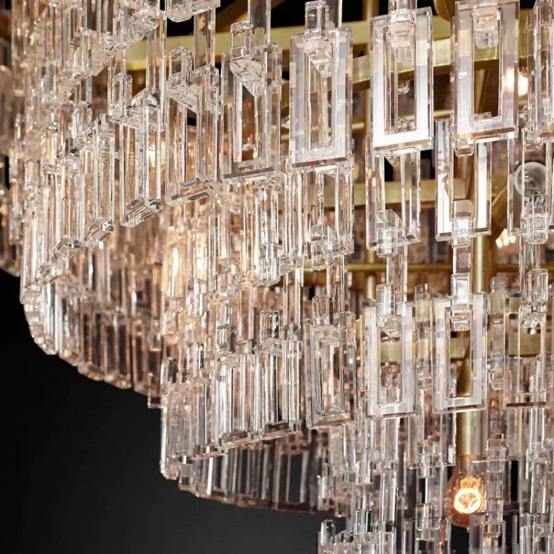 Iralier 4-Tier Round Chandelier 48"
