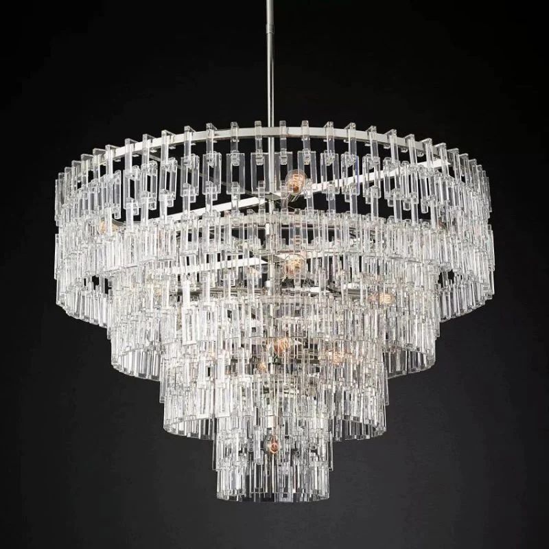 Iralier 4-Tier Round Chandelier 48"