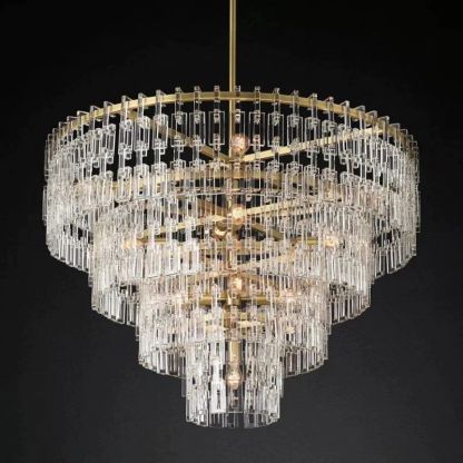 Iralier 4-Tier Round Chandelier 48"-Fullstarlighting