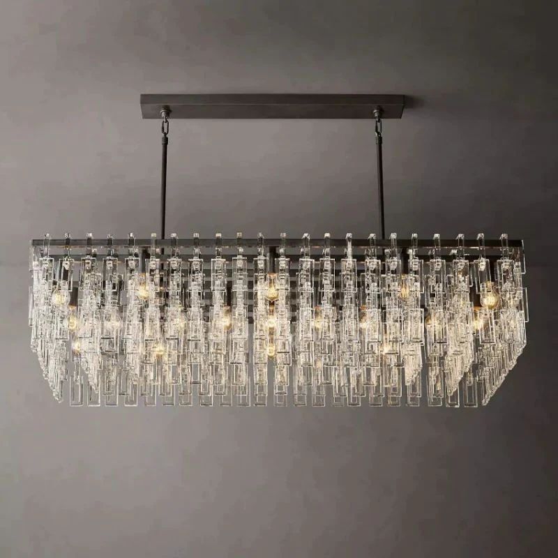 Iralier Rectangle Chandelier 60"-Fullstarlighting