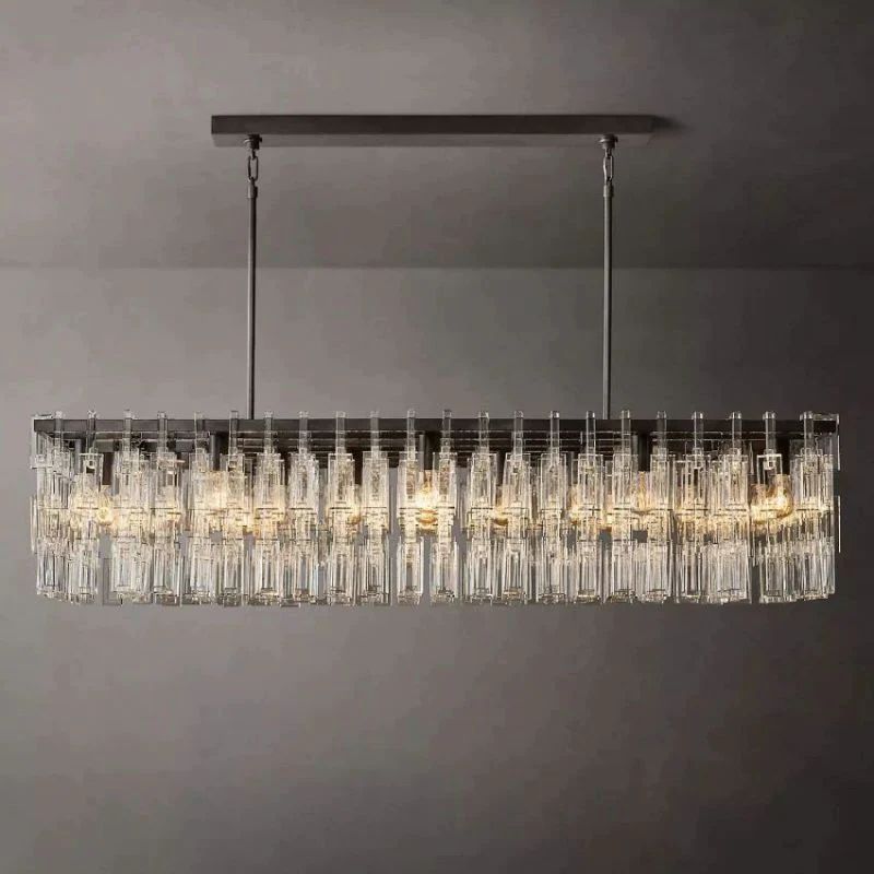 Iralier Rectangle Chandelier 60"-Fullstarlighting