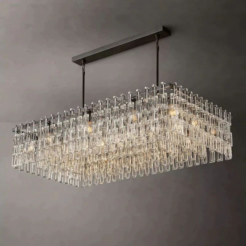Iralier Rectangle Chandelier 60"-Fullstarlighting