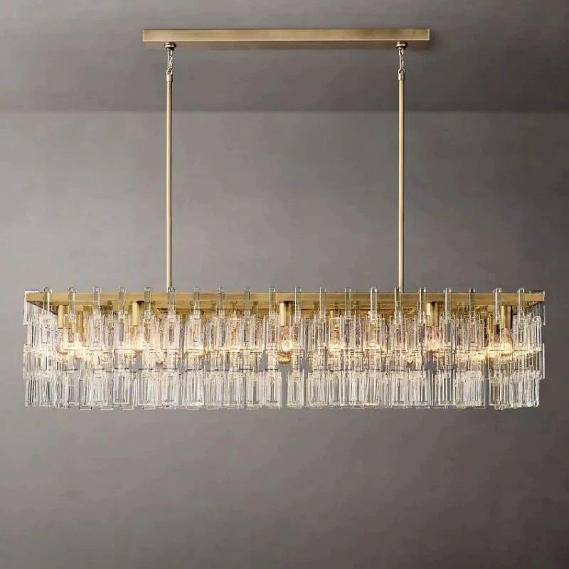 Iralier Rectangle Chandelier 60"-Fullstarlighting