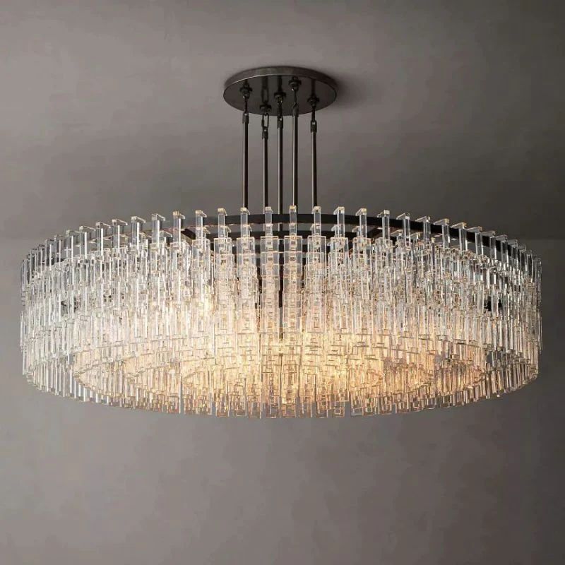 Iralier Round Chandelier 60"-Fullstarlighting